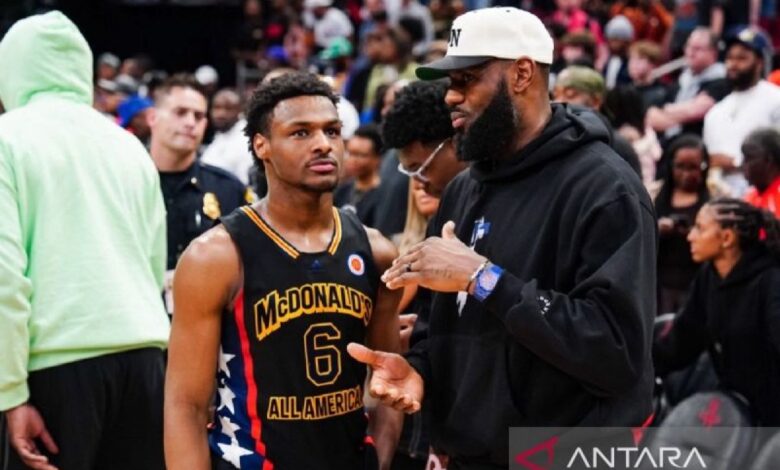 Lakers pilih Bronny James pada NBA Draft putaran kedua