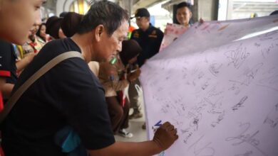 KAI Daop 1 kampanye antipelecehan seksual pada Stasiun DKI Ibukota Pusat Perkotaan