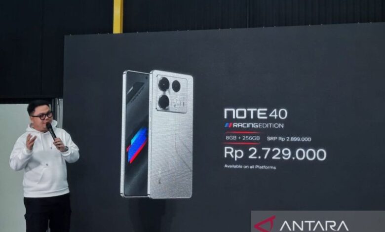 Infinix Note 40 Racing Edition meluncur, nilai tukar mulai dari RP2,7 jutaan